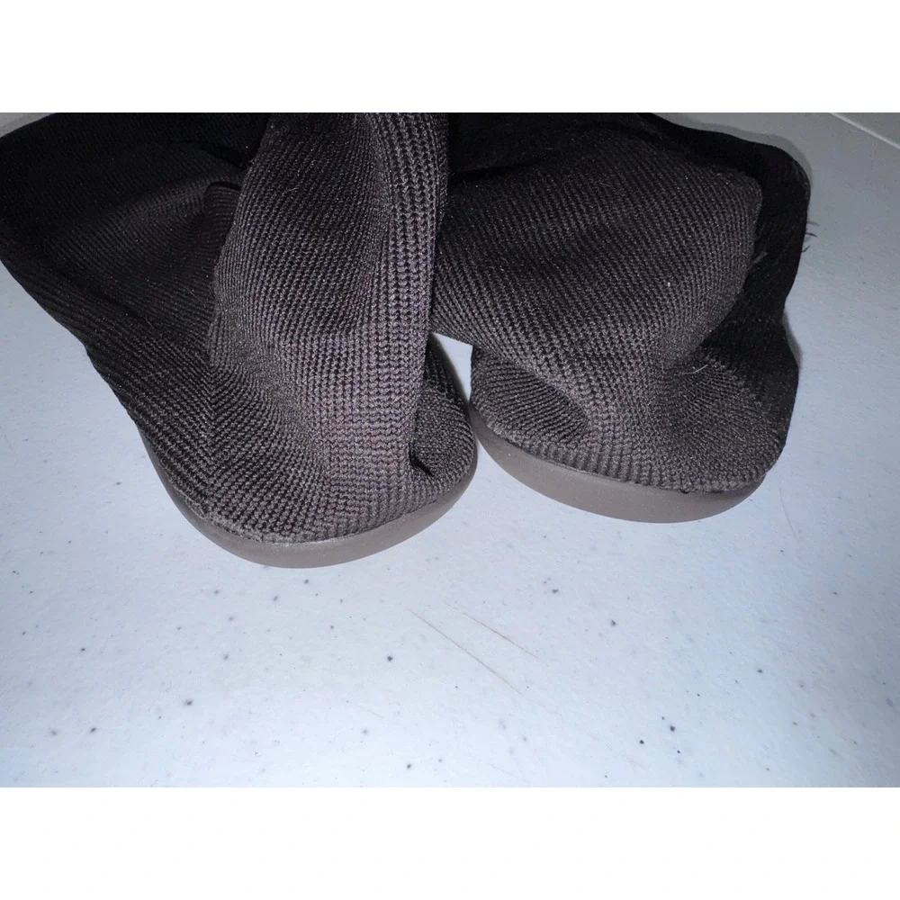 Yeezy Pods Black Knit Sock Shoes High‎ Top Sneakers Slip On Mens Womens